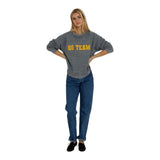 Gold Go Team Oversized Crew