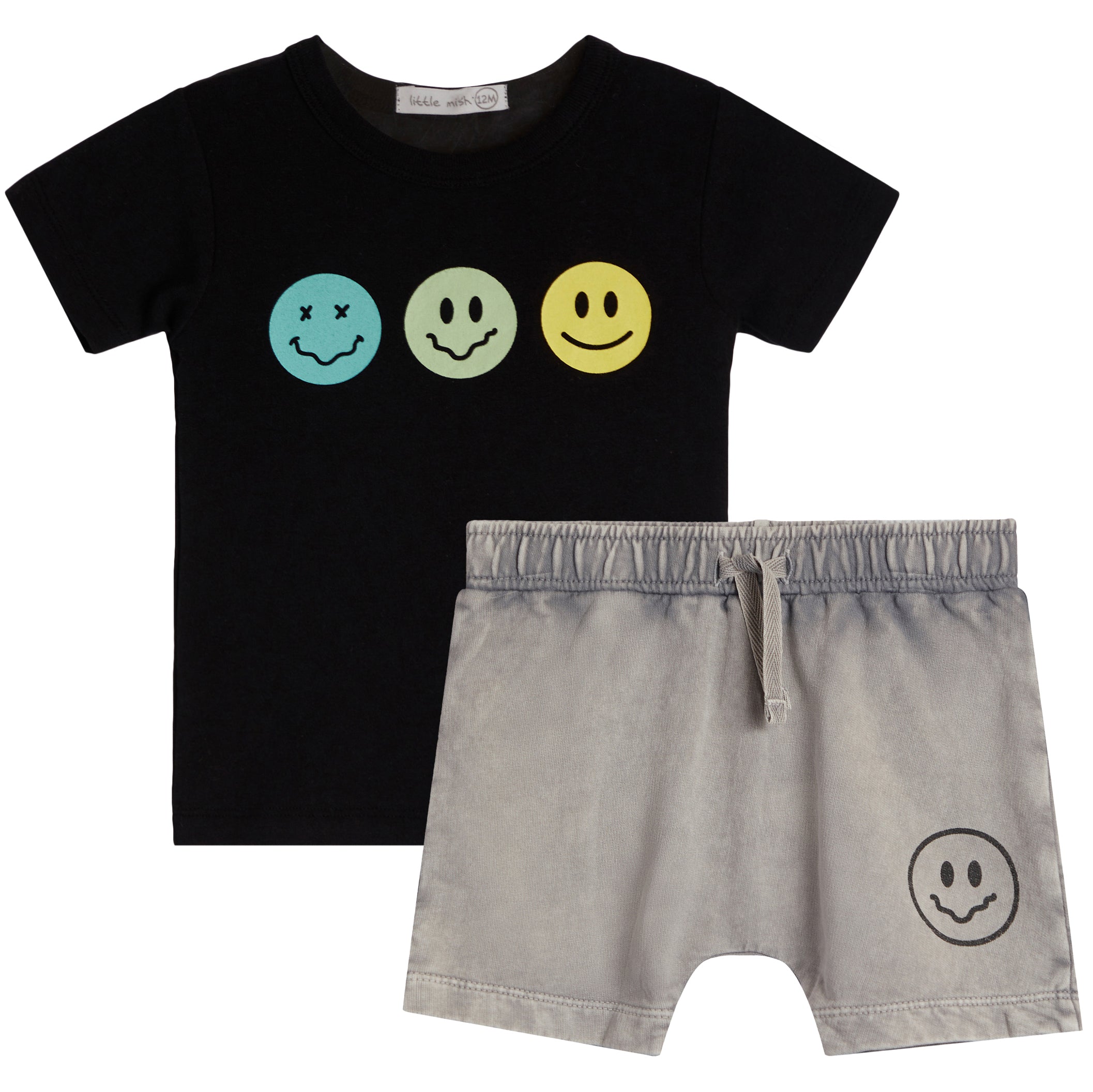 2pc Smile Short Set - Denny's
