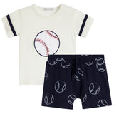 2pc Baseball Short Set