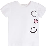 2pc Smile Flutter Sleeve Tee & Short Set - Denny's