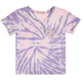 2pc Tie Dye Shortset With Heart