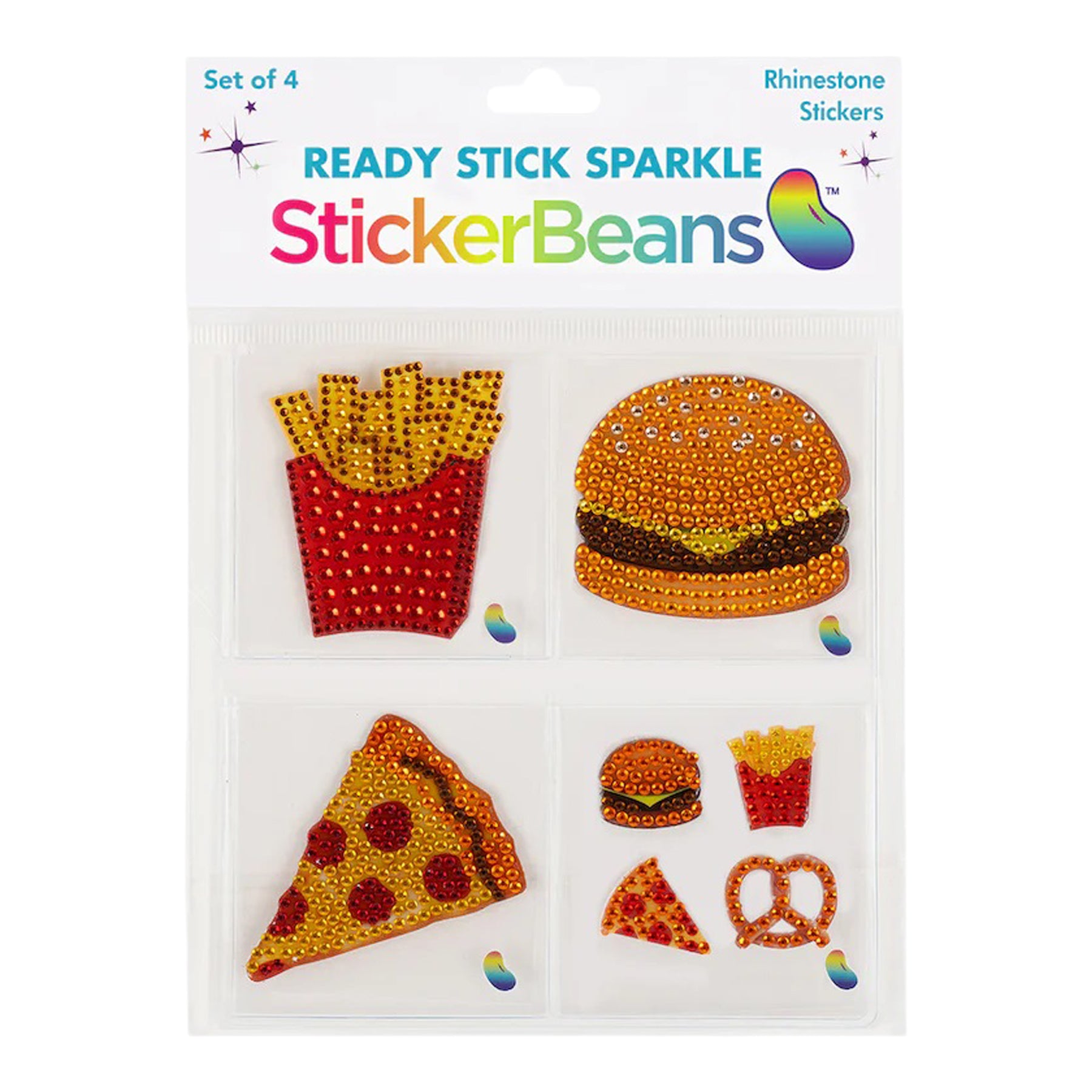 Foodie Set of 4 Stickers - Denny's