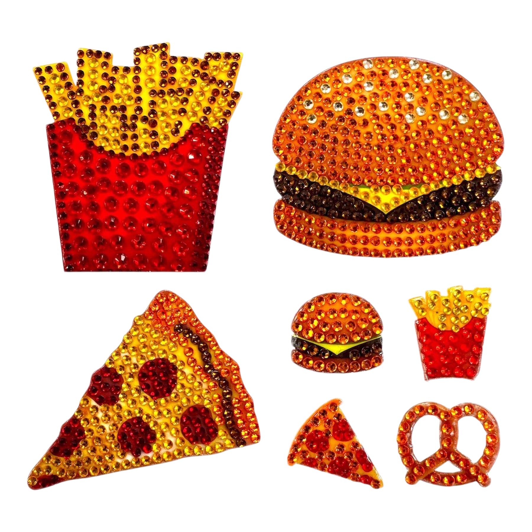 Foodie Set of 4 Stickers - Denny's