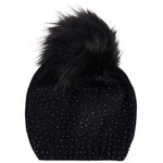 Black Sparkle Slouch Hat - Denny's
