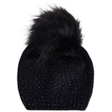 Black Sparkle Slouch Hat - Denny's