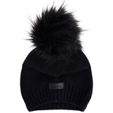 Black Sparkle Slouch Hat - Denny's