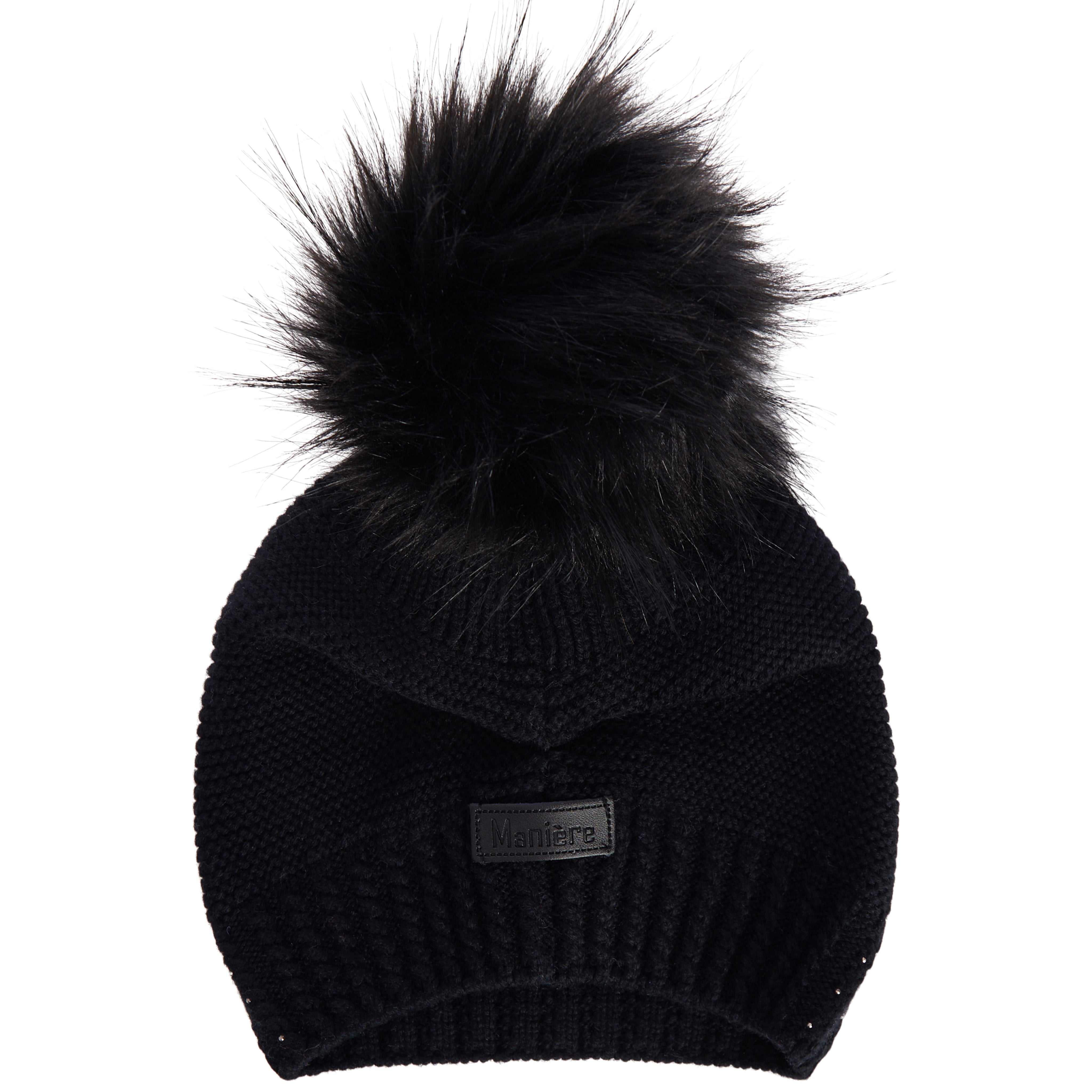 Black Sparkle Slouch Hat - Denny's