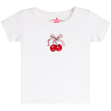 Cherry Bow Tee - Denny's