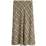 Plaid Maxi Skirt