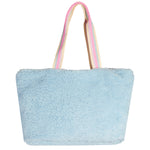 Stars Glitter & Sequin Teddy Fur Tote Bag - Denny's