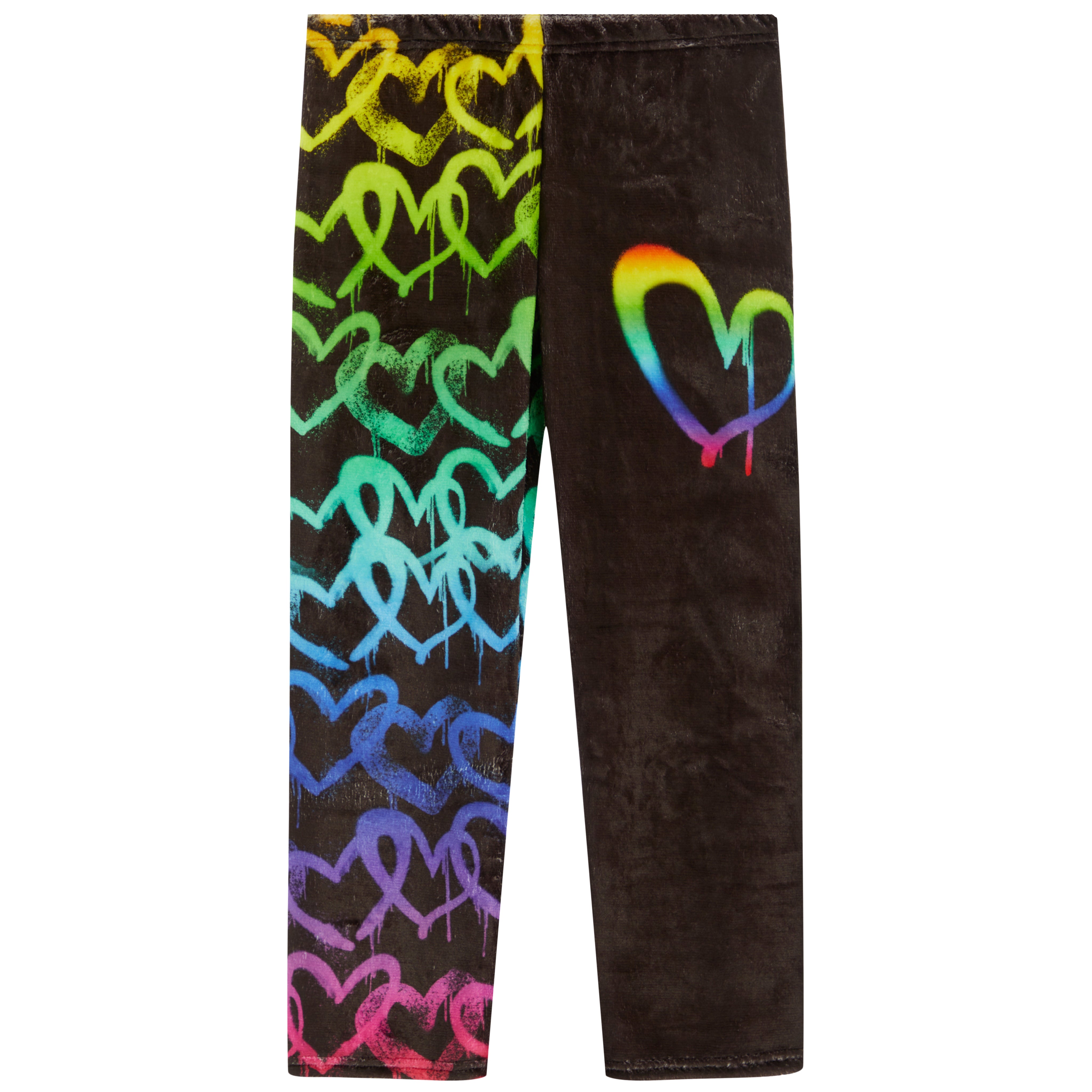 Rainbow Dripping Heart Pant - Denny's