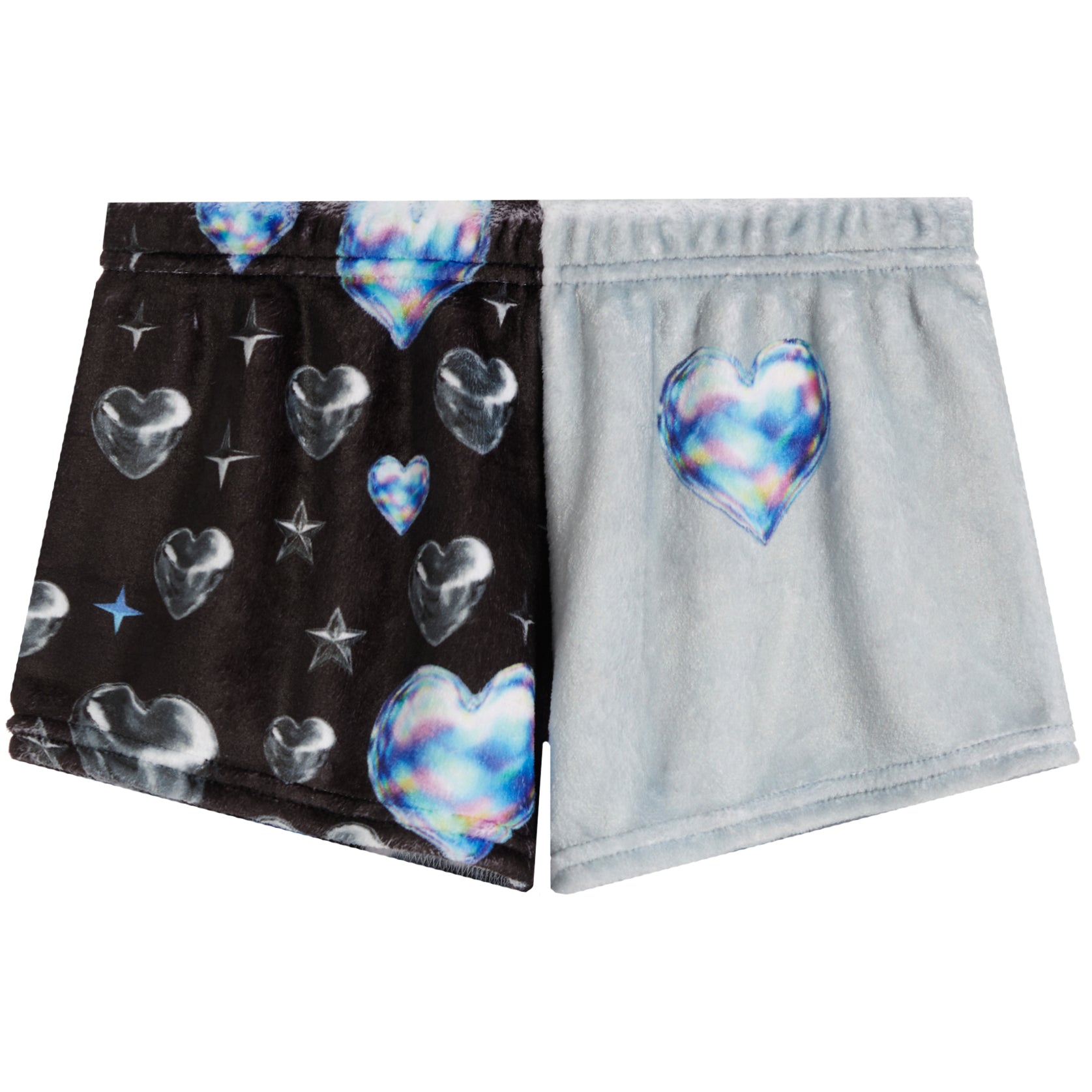 Heart and star plush short