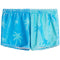 Turquoise Palm Fuzzy Short - Denny's