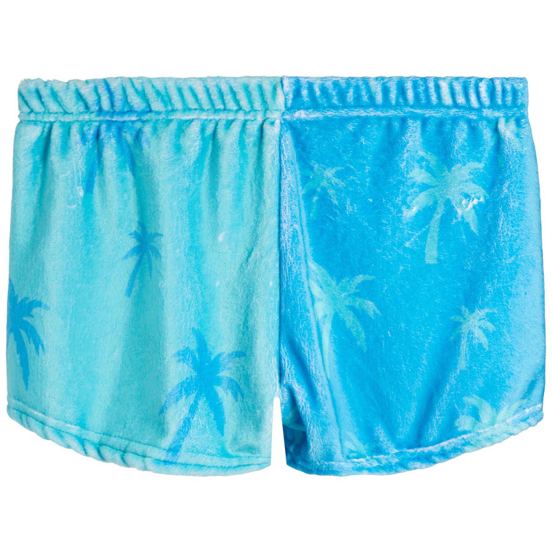 Turquoise Palm Fuzzy Short - Denny's