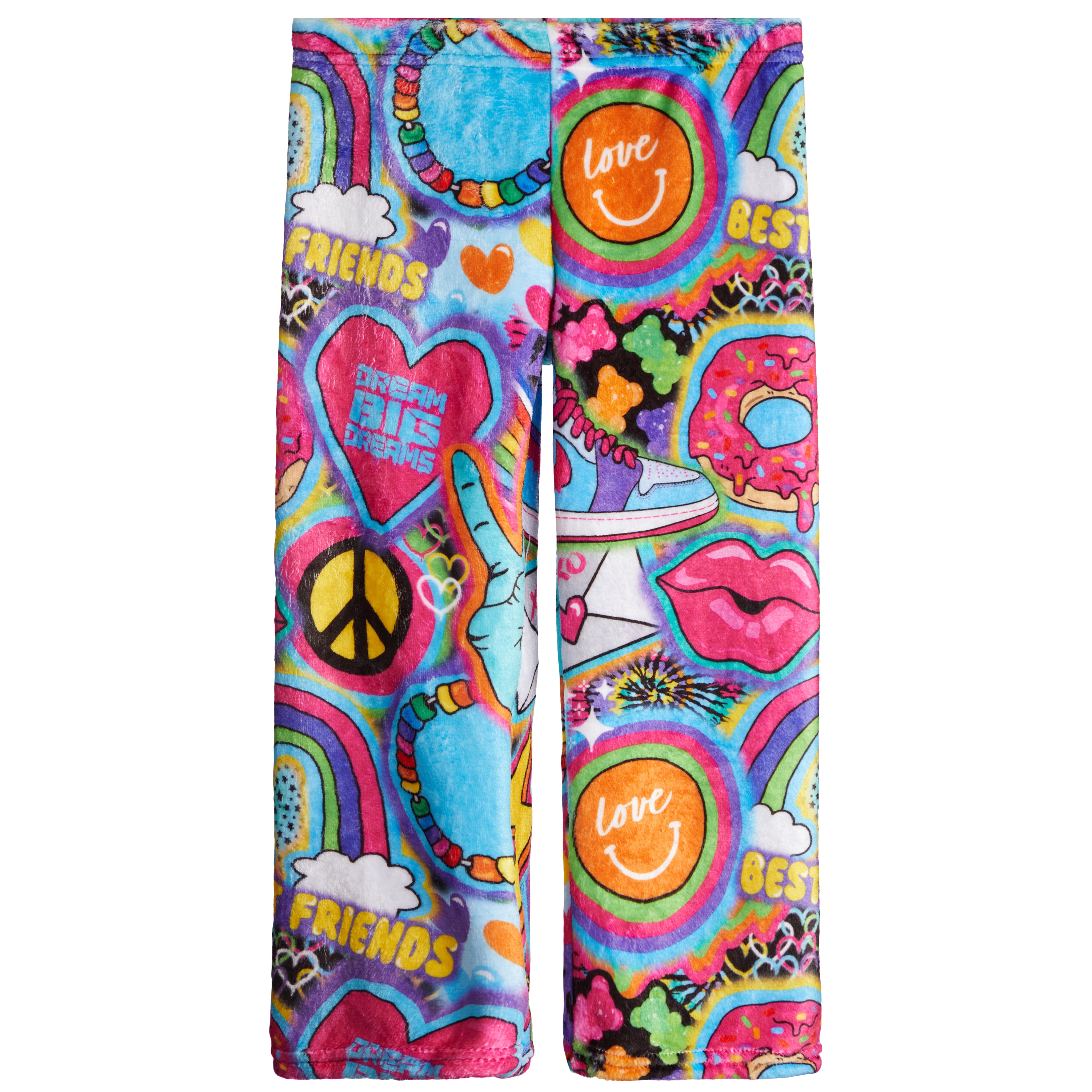 Kicks Glow Gal Fuzzy Pant - Denny's