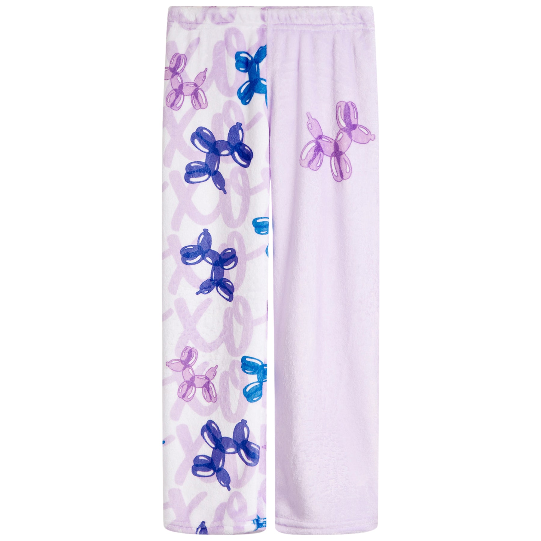 Lavender Balloon Dog Fuzzy Pant - Denny's