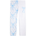 Blue Bow Hearts Fuzzy Pant - Denny's