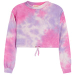 Tie Dye Drawstring Hem Pullover - Denny's