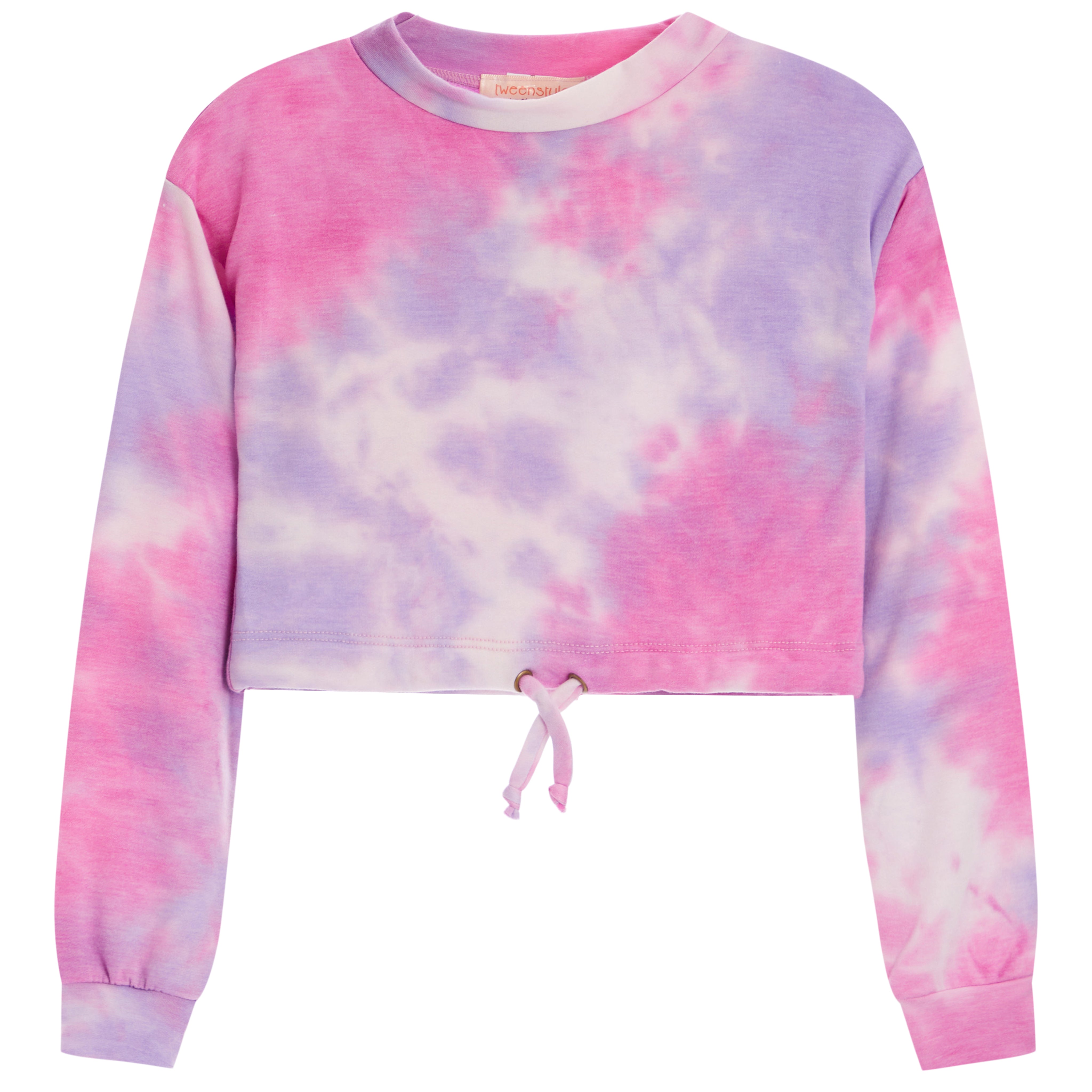 Tie Dye Drawstring Hem Pullover - Denny's
