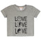 3 Way Love Pink Print Jersey Tee - Denny's