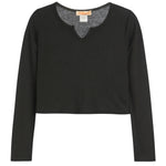 Notch Neck Cropped Top - Denny's