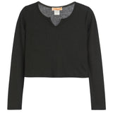 Notch Neck Cropped Top - Denny's