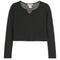 Notch Neck Cropped Top - Denny's