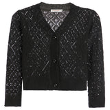 Button Front VNeck Cardigan Sweater - Denny's