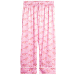 2pc Satin Set Heart Glasses Lounge Wear Set - Denny's