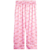 2pc Satin Set Heart Glasses Lounge Wear Set - Denny's
