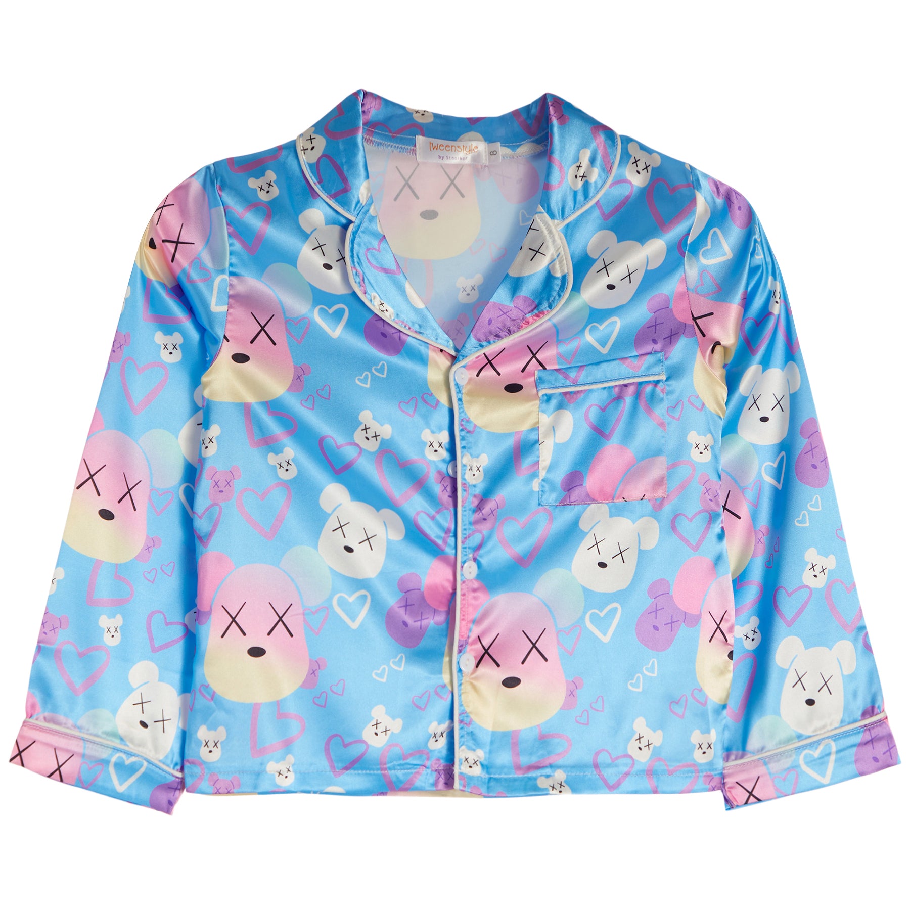 2pc Bears Satin Sleep Set - Denny's