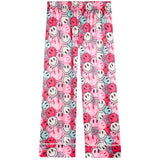 2pc Super Happy Print Satin Lounge Pant Set - Denny's