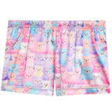 2pc Sweet Bears Satin Short Sleeve Short Set