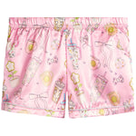 2pc Spring Things Satin Short Set - Denny's