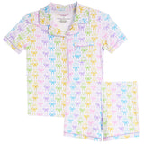 2pc Rainbow Bow Bamboo Set