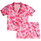 2pc Satin Love Cherries Short Set - Denny's