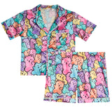 Gummy Bears Satin Short Set