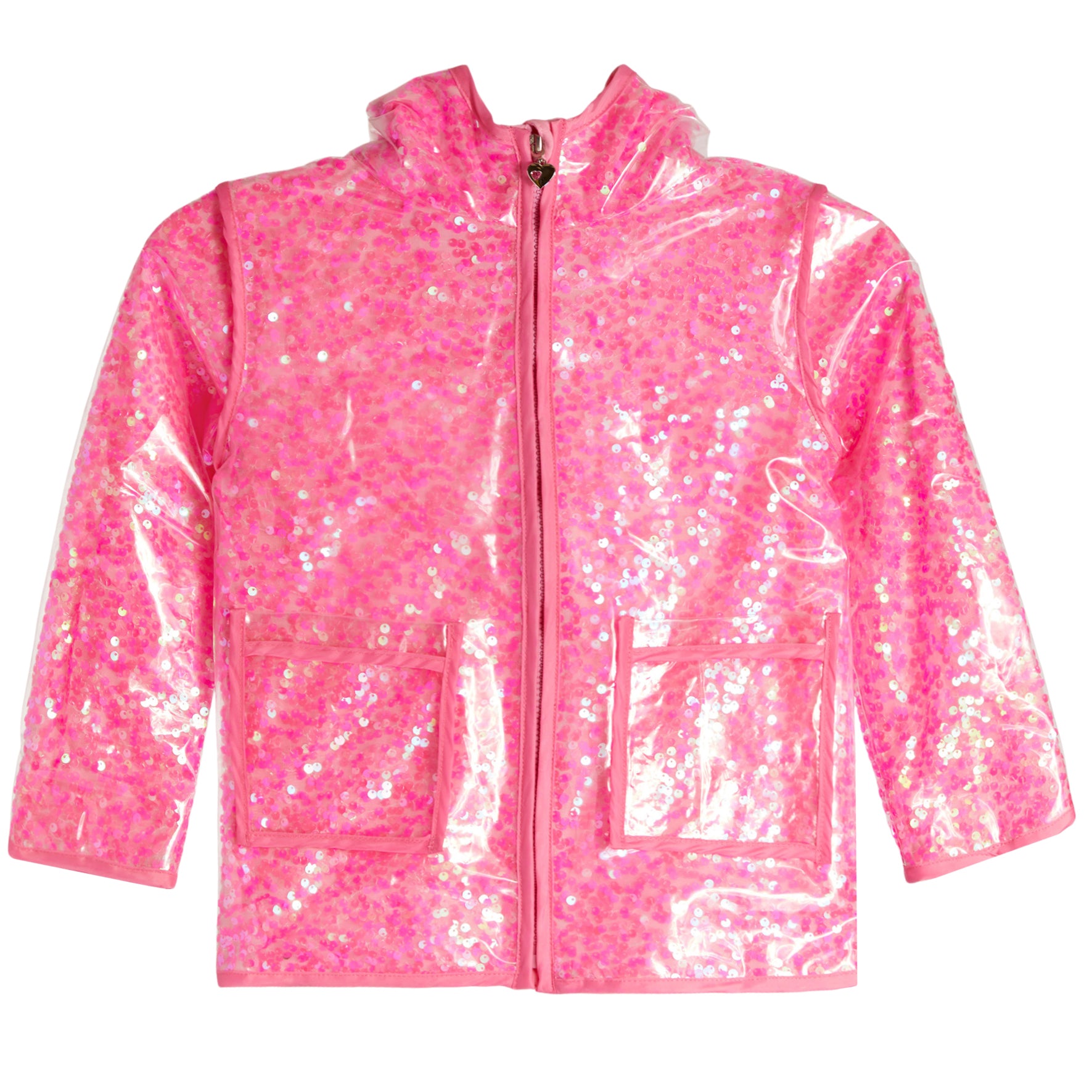 Pink Sequin Raincoat - Denny's