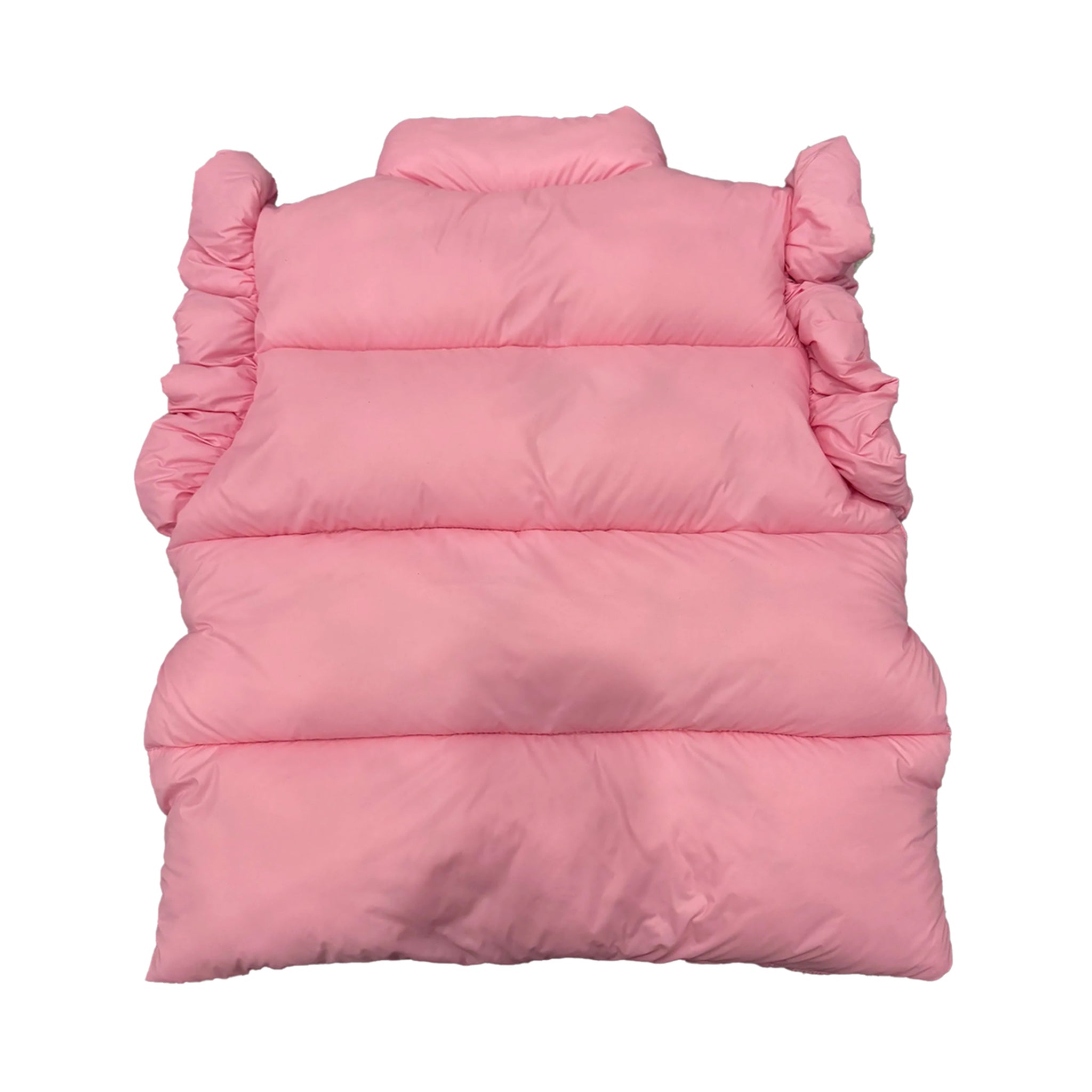 Ruffle Puffer Vest With Bows - Denny's