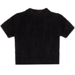 Black eyelash sweater