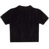 Black eyelash sweater