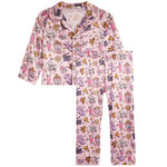 2pc Movie Night Print Satin Pant Set - Denny's