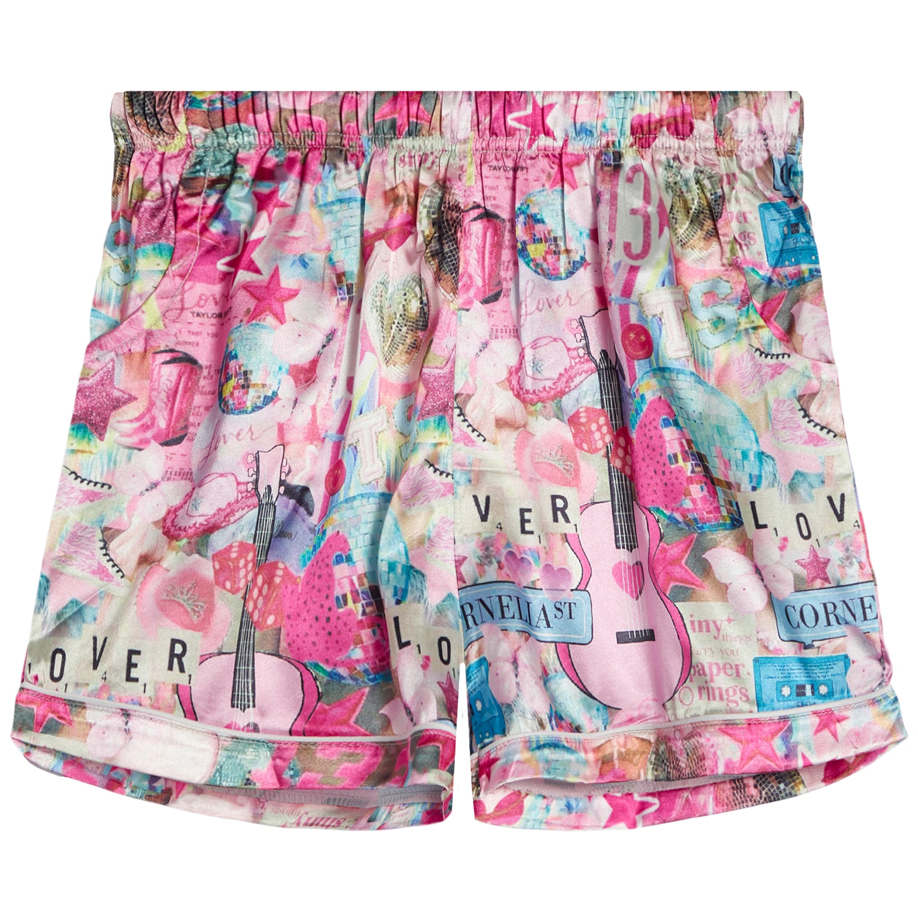 2pc Satin Short Set - Denny's