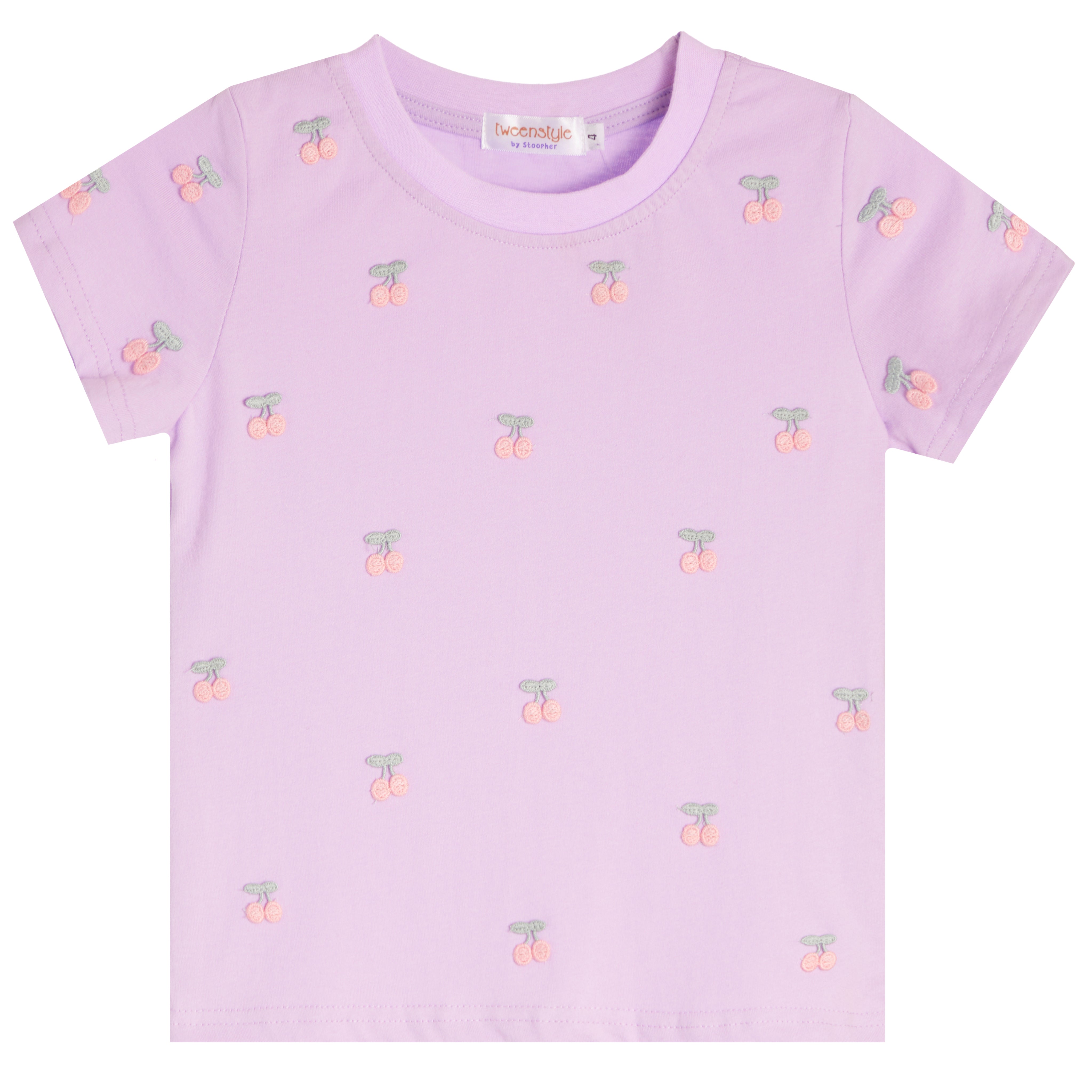 Allover Cherries Short Sleeve Tee - Denny's