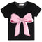 Chenille Bow Short Sleeve Tee - Denny's
