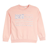 Sweatshirt With Floral Flag