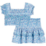 2pc Ditsy Smock Skirt