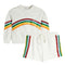 2pc Rainbow Sequin Stripe Shortset - Denny's
