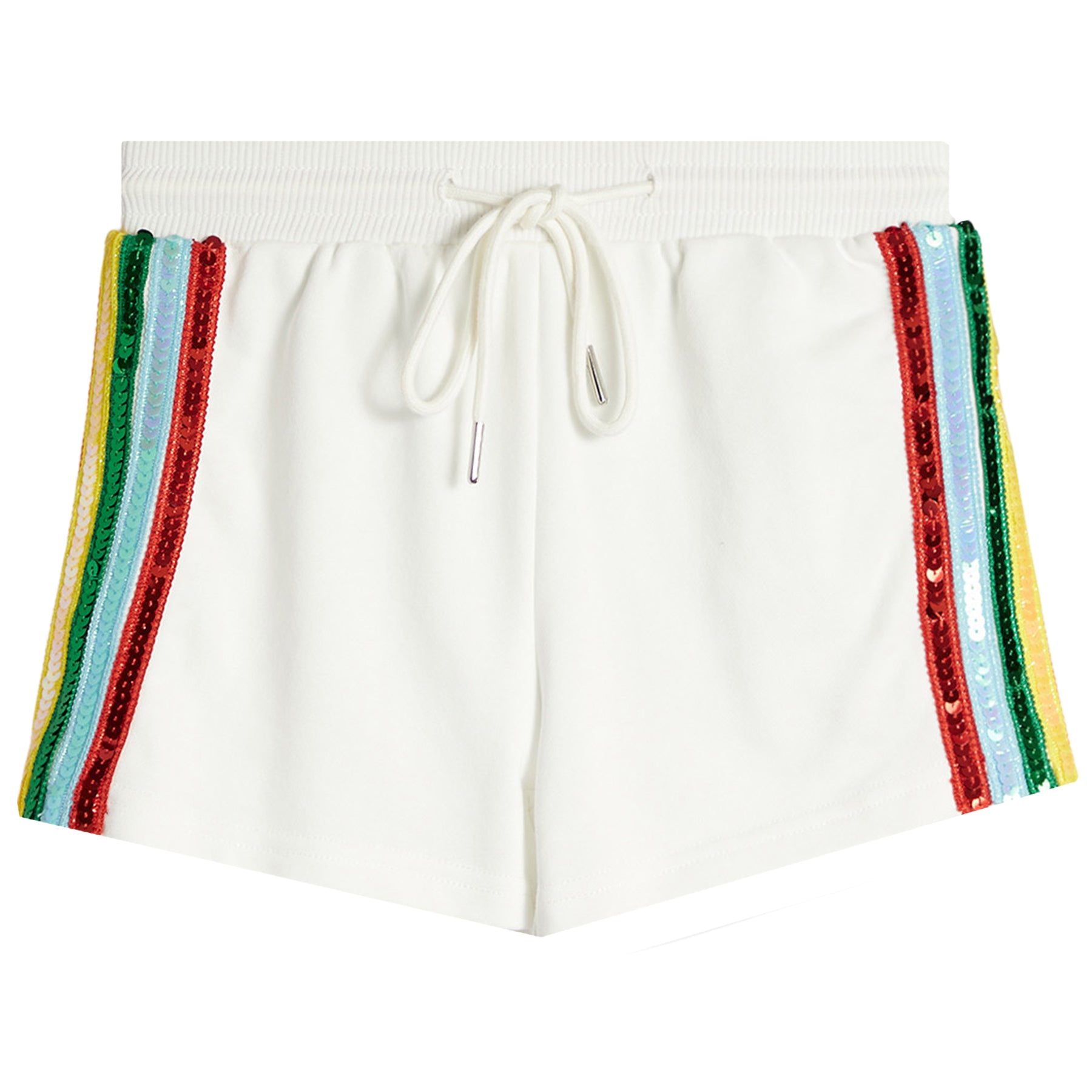 2pc Rainbow Sequin Stripe Shortset - Denny's