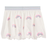Rainbow Sequin Bubble Skirt